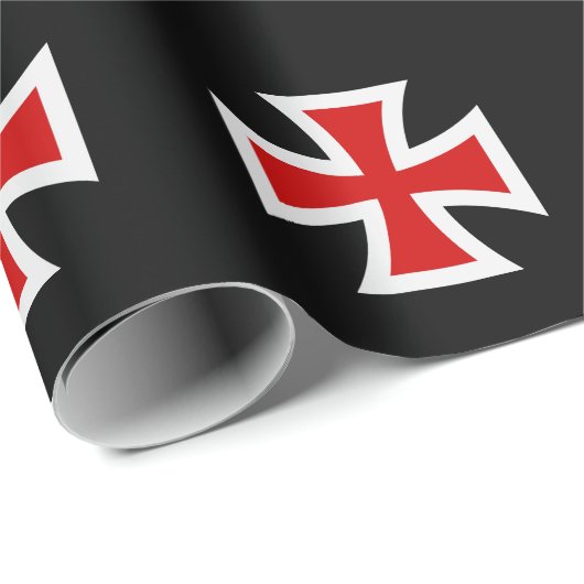 Templar-kruis Cadeaupapier (Rol Hoek)