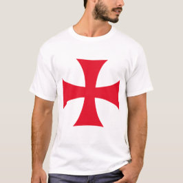 Templar Kruis Kruisvaarder Christelijk Heren T-shi T-shirt