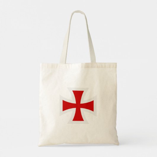 Templar-kruis Tote Bag (Achterkant)