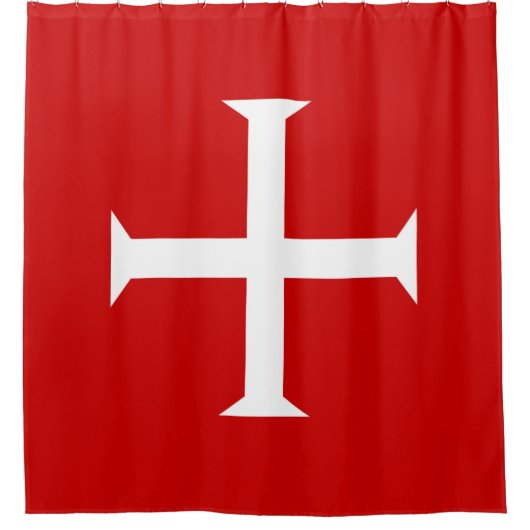 templar messghts red cross malta teutonic hospitaa douchegordijn (Voorkant)