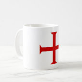 templar messghts red cross malta teutonic hospitaa koffiemok (Voorkant links)