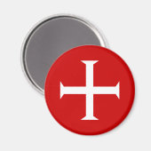 templar messghts red cross malta teutonic hospitaa magneet (Voorkant / Achterkant)