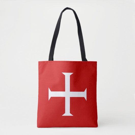 templar messghts red cross malta teutonic hospitaa tote bag (Voorkant)