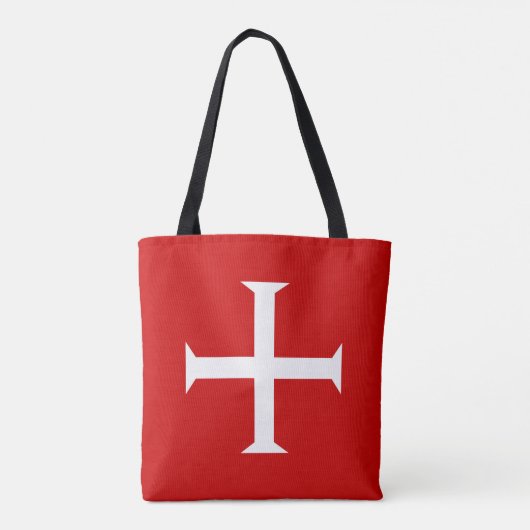 templar messghts red cross malta teutonic hospitaa tote bag (Achterkant)