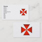 Templar Pattee Visitekaartje (Voorkant / Achterkant)