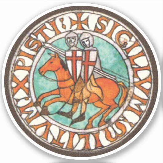 Templar Seal Sticker (Voorkant)