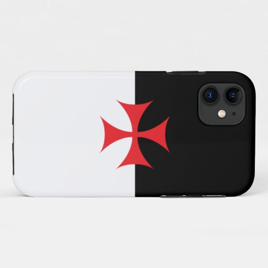 Templar Standaard iPhone Case (Achterkant (horizontaal))