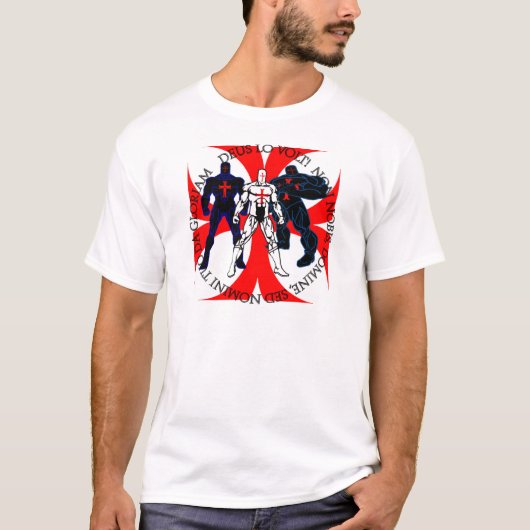 Templar Superhelds T-shirt (Voorkant)