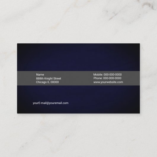 Templar Visitekaartje (Achterkant)