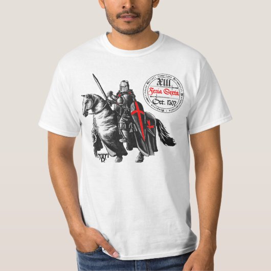 Templarii Freitag der 13 T-shirt (Voorkant)