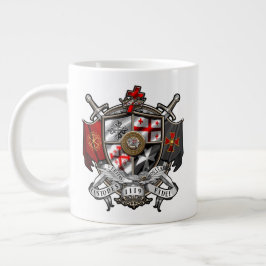 Templars International Crest Jumbo 20oz Grote Koffiekop