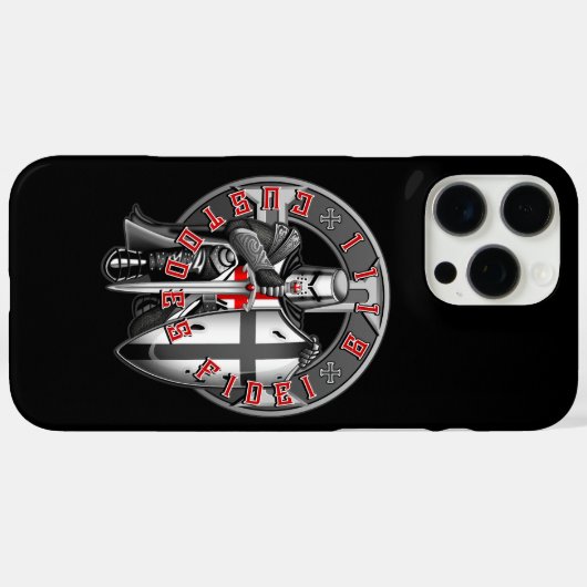 Templars iPhone Case (Achterkant (horizontaal))