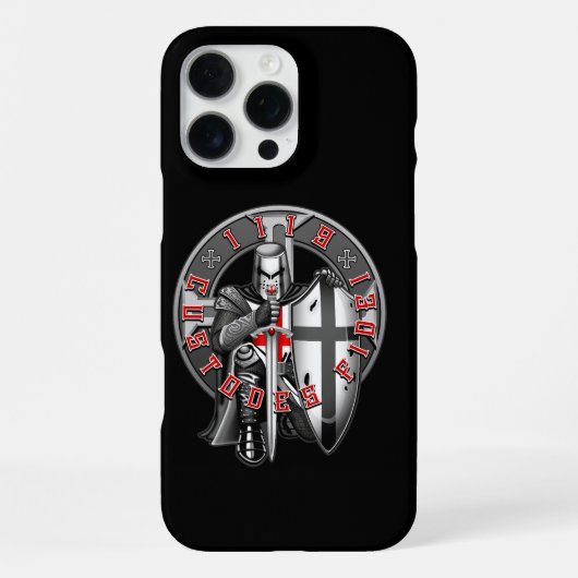 Templars iPhone Case Hoesje (Achterkant)