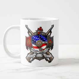 Templars USA Jumbo 20oz Grote Koffiekop