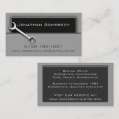 Template 2 voor automatische handelskaart visitekaartje (Voorkant / Achterkant)