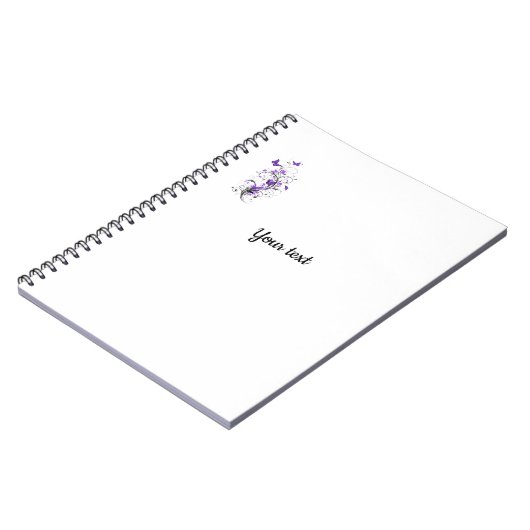 Template, add your own text, notitieboek (Linkerzijde)