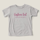 Template Bella+Canvas Tri-blend Baby Grey & Pink (Design voorkant)