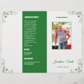 Template brochure voor uitvaartprogramma (Voorkant)
