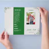 Template brochure voor uitvaartprogramma (Hand)