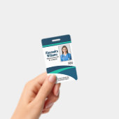 Template Employee Photo Nurse ID Badge (Handheld)