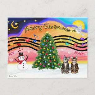 TEMPLATE - Kerst Muziek 2 Feestdagenkaart