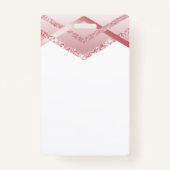 TEMPLATE Rosegold Glitter Folie Look Badge (Achterkant)