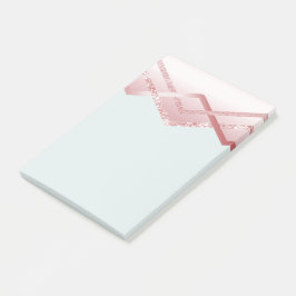 TEMPLATE Rosegold Glitter Folie Look Post-it® Notes