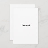 Template Test Kaart (Voorkant / Achterkant)