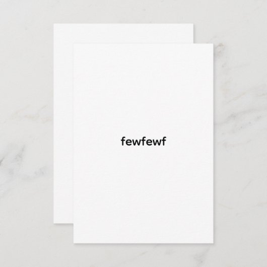 Template Test Kaart (Voorkant / Achterkant)