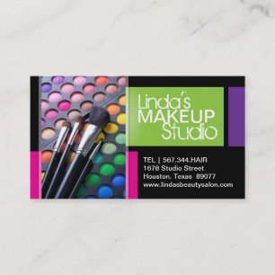 TEMPLATE VAN DE STYLISCH BEAUTY SALON BUSINESS CAR AFSPRAKENKAARTJE
