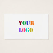 Template voor aangepaste Logo-visitekaartjes voor  Visitekaartje (Achterkant)