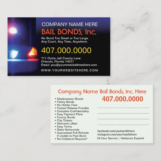 Template voor  bankpas voor borgobligaties visitekaartje (Voorkant / Achterkant)