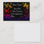 Template voor Butterflies-business-profielkaart Visitekaartje (Voorkant / Achterkant)