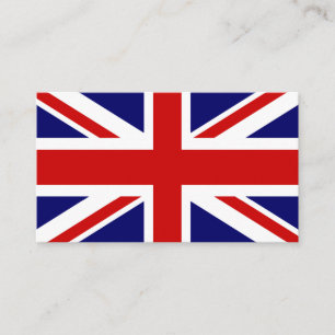 Template voor de Britse vlag van de EU-vlag Visitekaartje