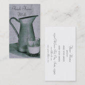 Template voor de handelskaart voor verse boerderij visitekaartje (Voorkant / Achterkant)