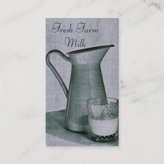 Template voor de handelskaart voor verse boerderij visitekaartje (Voorkant)