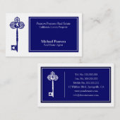 Template voor de Luxe Real Estate Agent Business C Visitekaartje (Voorkant / Achterkant)