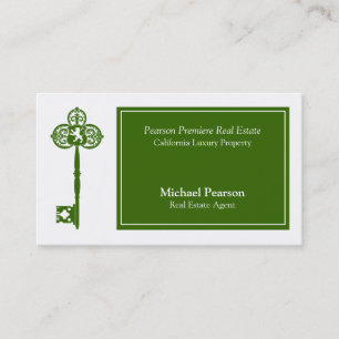 Template voor de Luxe Real Estate Agent Business C Visitekaartje