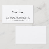 Template voor de waterdichte visitekaartje (Voorkant / Achterkant)