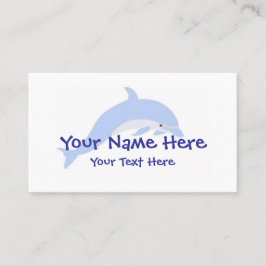 Template voor Dolphin Dance-visitekaartje Visitekaartje