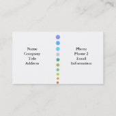 Template voor een bedrijfskaart visitekaartje (Achterkant)