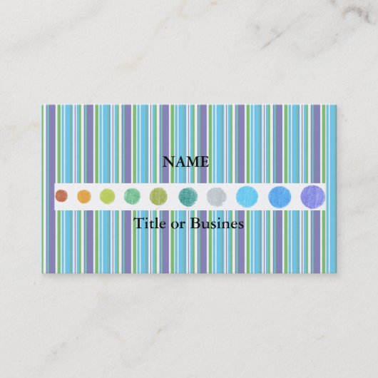 Template voor een bedrijfskaart visitekaartje (Voorkant)