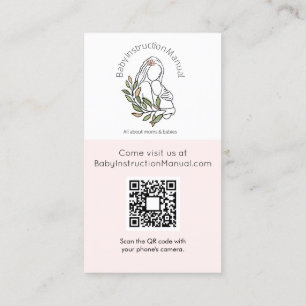 Template voor een dubbele, aangepaste moderne bedr visitekaartje