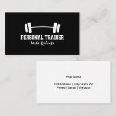 Template voor een dummykaart voor persoonlijke opl visitekaartje (Voorkant / Achterkant)