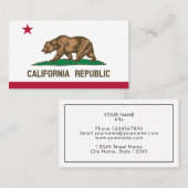 Template voor een visitekaartje onder de vlag van  (Voorkant / Achterkant)