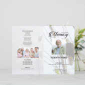 Template voor hemeluitvaart (Staand voorkant)