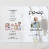 Template voor hemeluitvaart (Voorkant)