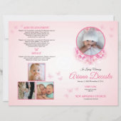 Template voor kinderbegrafenisprogramma | Bewerkba (Voorkant)