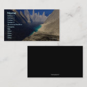 Template voor privé-visitekaartje visitekaartje (Voorkant / Achterkant)