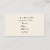 Template voor rode visitekaartjes (Achterkant)